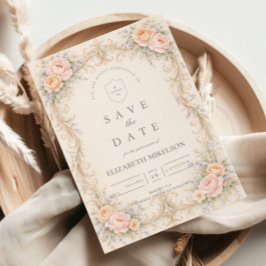 Reserve A Data Blush Peach Barroco Quinceañera