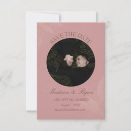 Reserve A Data Blush Romance Save the Date with Photo
