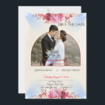 Reserve A Data Blush Rose Church Wedding Announcement<br><div class="desc">Announce your sacred celebration with this elegant Christian Save the Date card featuring soft pink floral accents and a delicate romantic layout. The blush roses and subtle cross detail create a graceful and faith-inspired design perfect for church weddings and traditional Christian ceremonies. This Save the Date card beautifully sets the...</div>