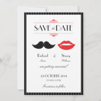 Boca e Bigode Vermelhos Casamento