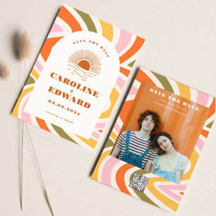 Reserve A Data Boho 70s Groovy Wavy Sun Salve a Data Qr Code