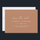 Reserve A Data Boho Abstrato | Caramel Mocha Wedding<br><div class="desc">Boho Abstrato | Caramel Mocha Casamento Salvar Data</div>
