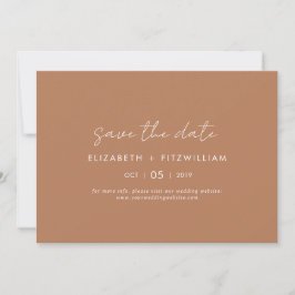 Reserve A Data Boho Abstrato | Caramel Mocha Wedding