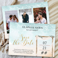 Boho Beach Arbor Wedding 3 Foto