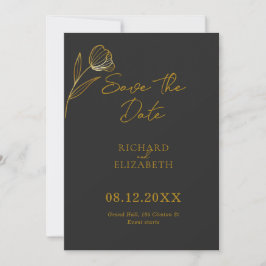 Reserve A Data Boho Botânico Floral Casamento Minimal
