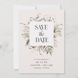 Reserve A Data Boho Casamento Salvar a Data