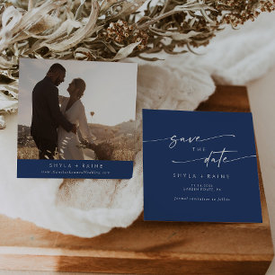 Reserve A Data Boho Chic Royal Blue Square de Volta