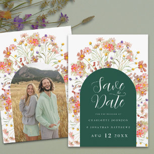 Reserve A Data Boho Floral Photo Arch Wedding