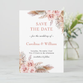 Reserve A Data Boho Floral Wedding