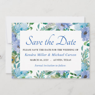 Reserve A Data Boho Gorgeous Sapphire Blue Floral Salvar Data