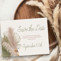 Boho Pampas Grass Western Quinceanera