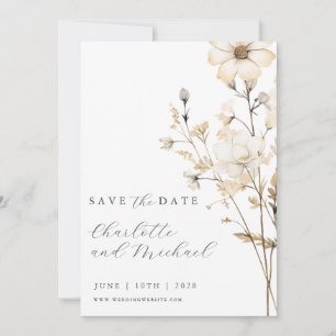 Reserve A Data Boho Wildflower Wedding   Costa do Marfim