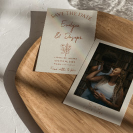 Reserve A Data Boige Floral Terracotta Foto de Beige Botânico