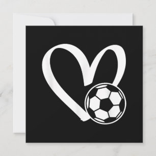 Reserve A Data Bola de Futebol Coração