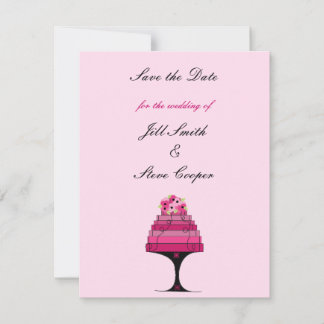 Reserve A Data Bolo de Casamento Elegante Salve a Data