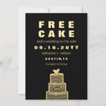 Bolo de casamento moderno engraçado grátis falso f