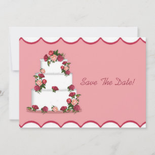 Reserve A Data Bolo De Casamento Salvar A Data
