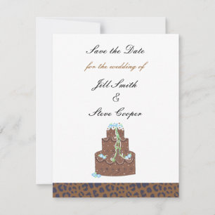 Reserve A Data Bolo de Chocolate Salvar a Data