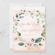 Bonito Fita de Script Floral Cor-de-Rosa