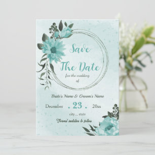 Reserve A Data bonito floricultura azul