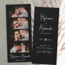 Bookmark de Foto de Script Casamento Salva a Data
