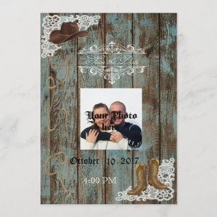 Reserve A Data Boots & Lace Distressed Wood Salvar a Data