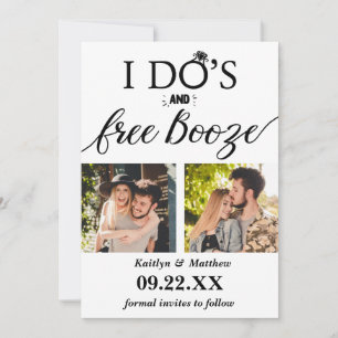 Reserve A Data Booze Livre Casamento Moderno Salve a Data