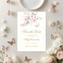 Reserve A Data Borboleta Rosa Quinceañera