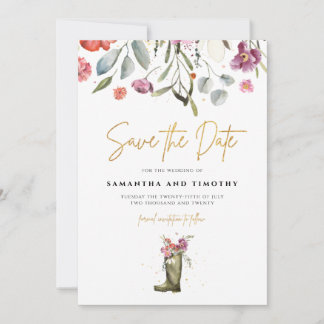 Reserve A Data Bota Wellington Floral Save The Date
