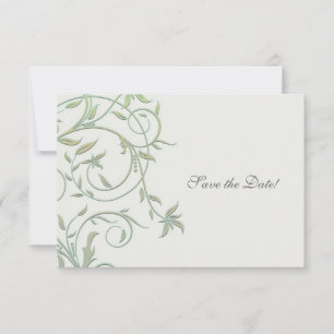 Reserve A Data Branco Desligado com Save the Date de Casamento de