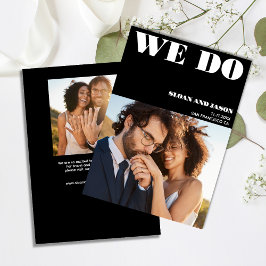 Reserve A Data Branco Negro Simplístico Fazemos Foto Para Salvar 