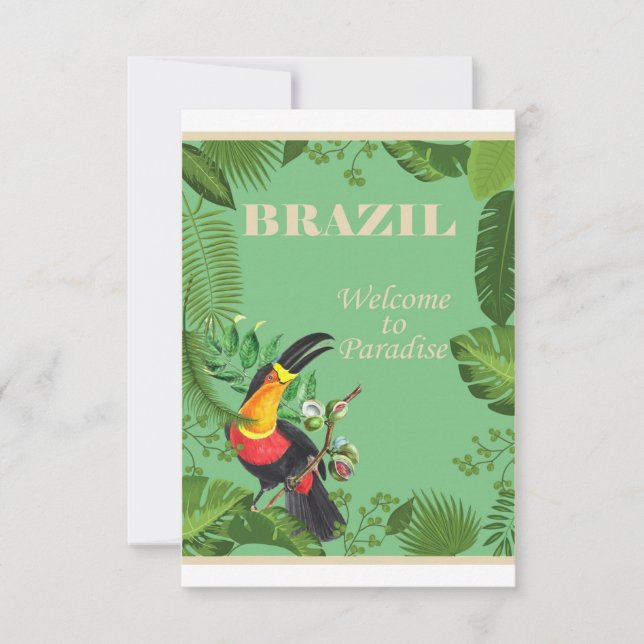 Reserve A Data Brasil - Bem-Vindo Ao Paraíso (Frente)