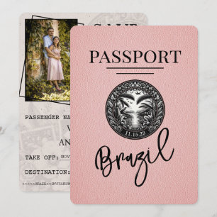 Reserve A Data Brasil - Brasil: Passaporte Rosa Salvar Data