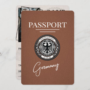 Reserve A Data Brown Germany Passport Salvar Data