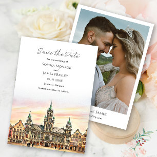 Reserve A Data Bruxelas Bélgica Casamento no Destino Salve a Data