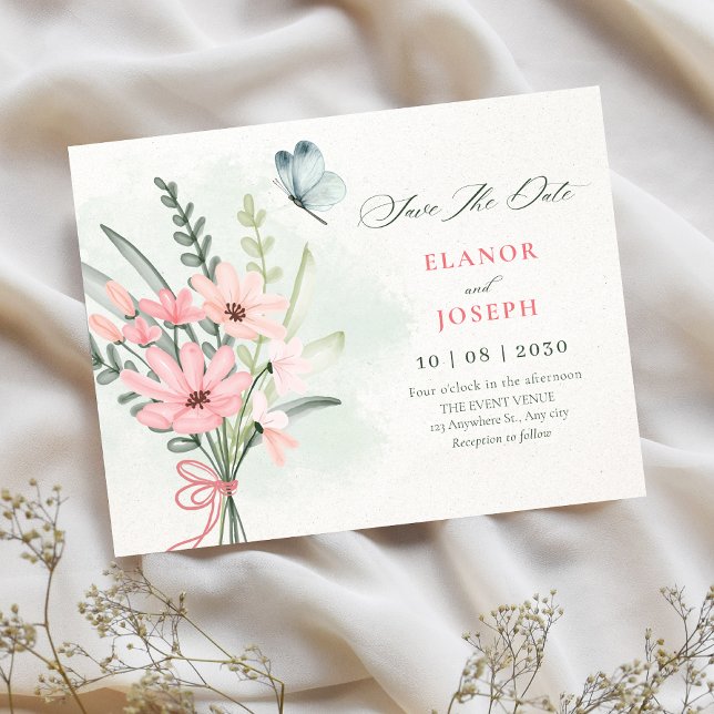 Reserve A Data Buquê de flores de casamento (Criador carregado)
