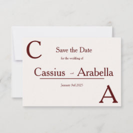 Reserve A Data Burgundy Bliss: Versão 1 Salve o Dia