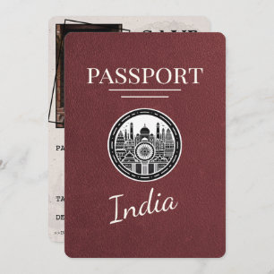 Reserve A Data Burgundy India Passport Salvar Data