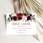 Reserve A Data Burgundy Watercolor Floral Salvar a data<br><div class="desc">Burgundy Watercolor Floral Guarde a data do casamento. Adequado para todas as estações Consulte a coleção correspondente em Niche e Nest Store</div>