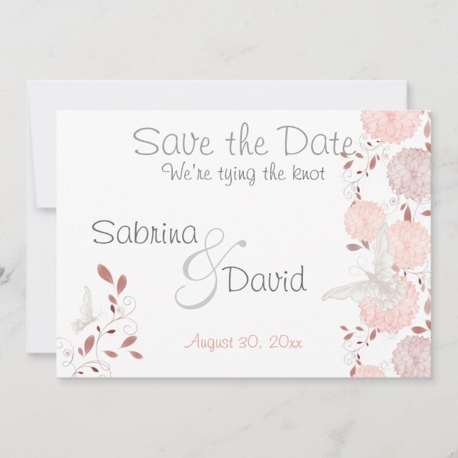 Reserve A Data Butterfly Coral Chrysanthemum Salva Data (Frente)