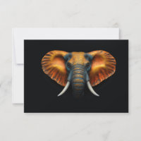 Cabeça de elefante africano