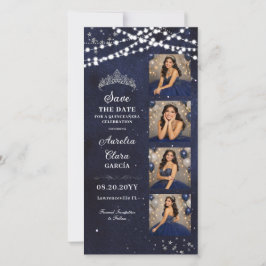 Reserve A Data Cabine de Foto Quinceañera Noite Estrelada Azul-Na