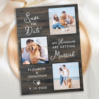 Cachorro de Fotos de 3 Pet Personalizado para Casa