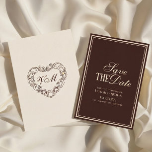 Reserve A Data Café Expresso Marrom Creme Casamento Luxuoso