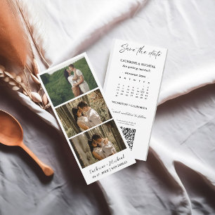 Reserve A Data Calendário Casamento Foto da faixa de fotos Salvar