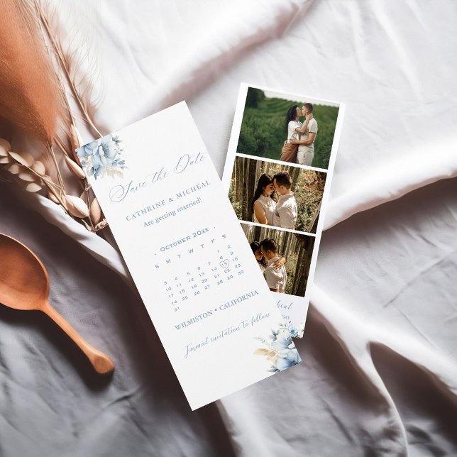 Reserve A Data Calendário Casamento Foto da faixa de fotos Salvar (Criador carregado)