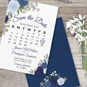 Reserve A Data Calendário de Casamento de Boho Elegante Rustic B