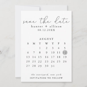 Reserve A Data Calendário Salve a Data