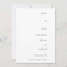 Reserve A Data Caligrafia Minimalista Save The Date