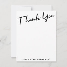 Reserve A Data Caligrafia Moderna Obrigado c/ Verso Listrado Dour